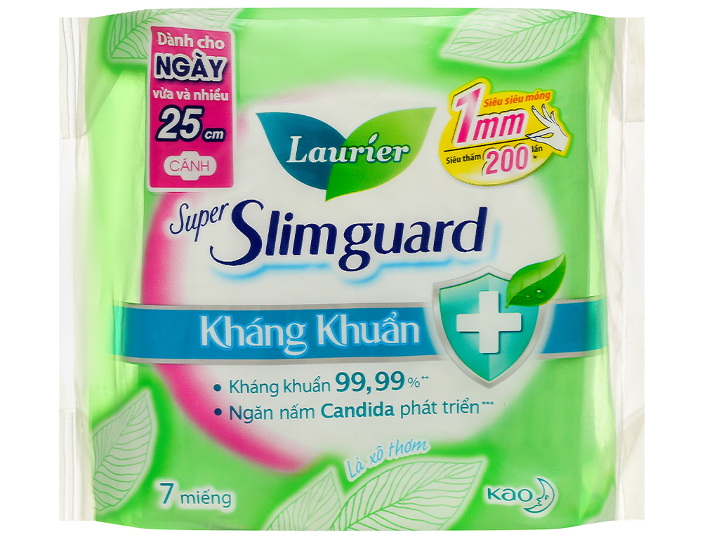 Bvs Laurier kháng khuẩn cánh 7 miếng