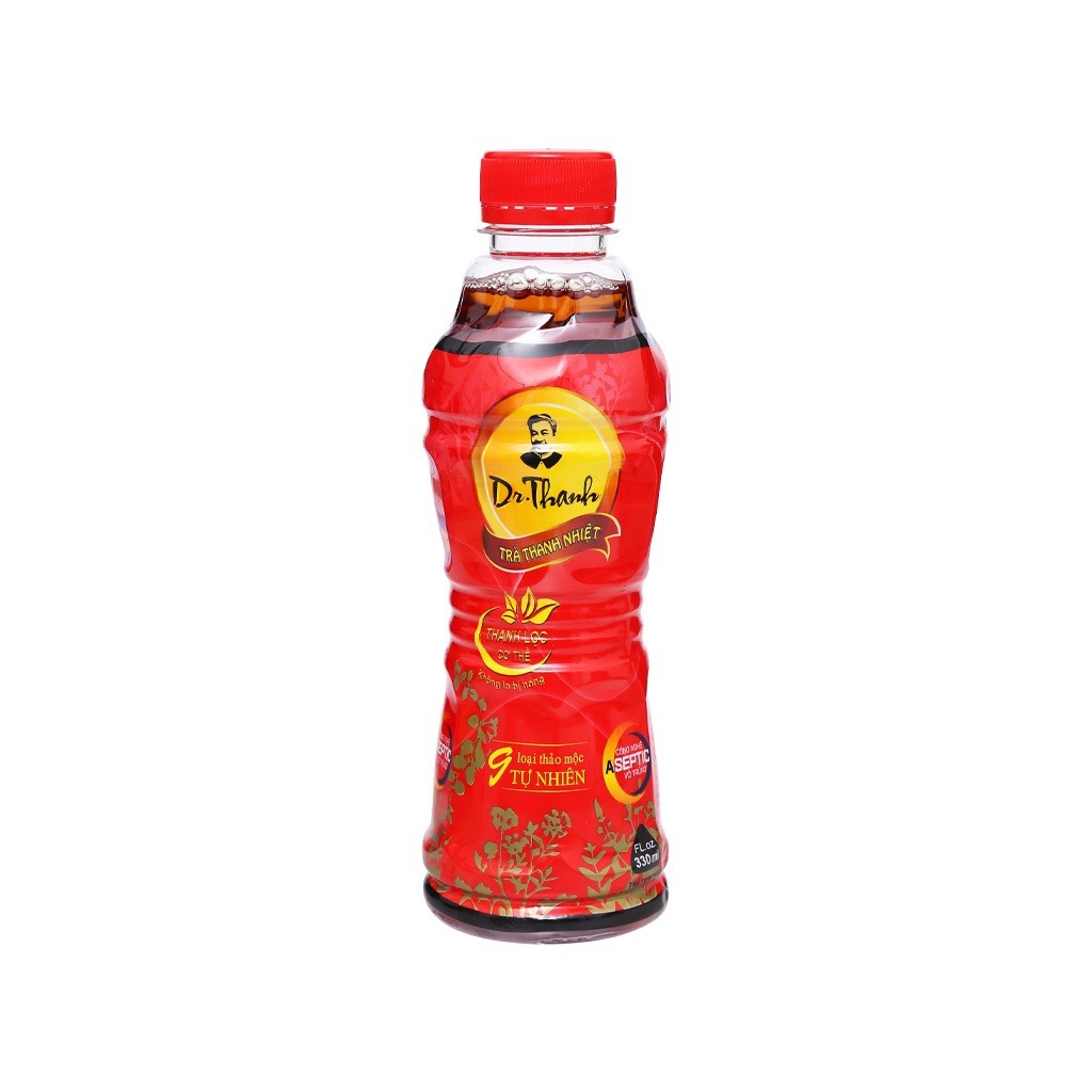 Trà Dr Thanh có đường chai  330ml (24c/T)