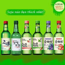 Rượu Soju GreenGrape chai 360ml