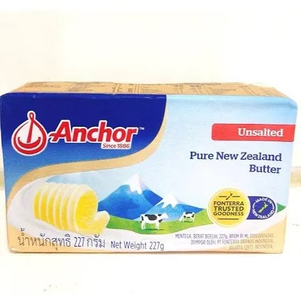 Bơ mặn Anchor New Zealand miếng 250g (40M/T)