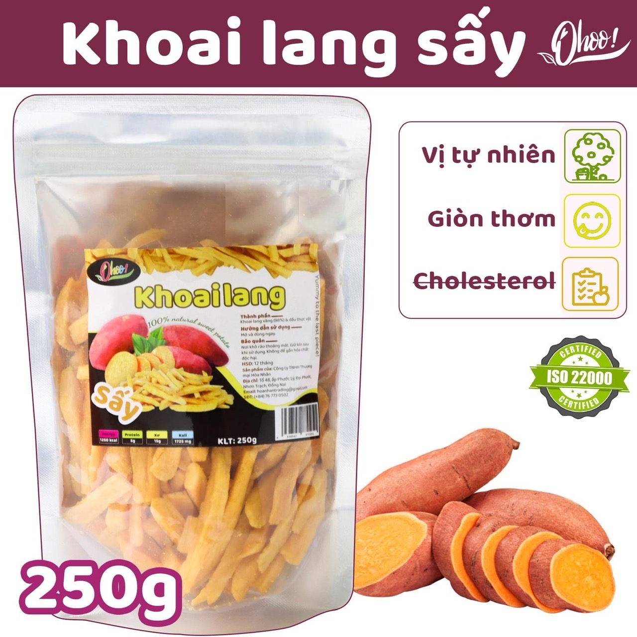 Khoai Lang vàng Tùng Nam 200g