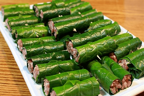 Thịt quấn lá lốt Top5