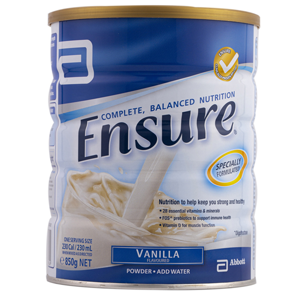 Sữa bột Ensure Úc hộp 850g (6H/T)