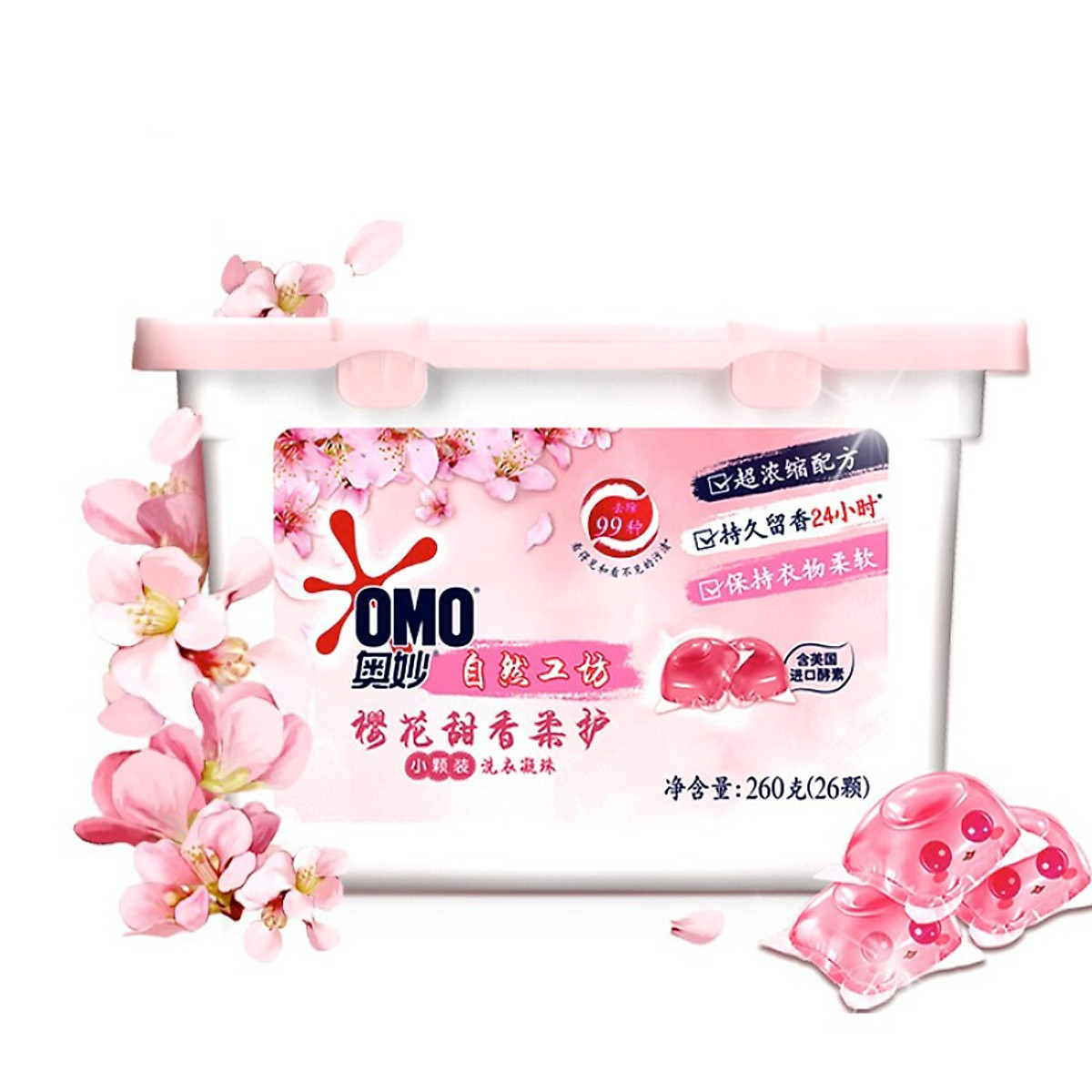 Xà phong giặt OMO hương đào