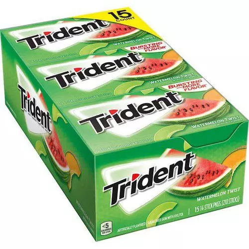Kẹo gum trident vị dưa 26,6g