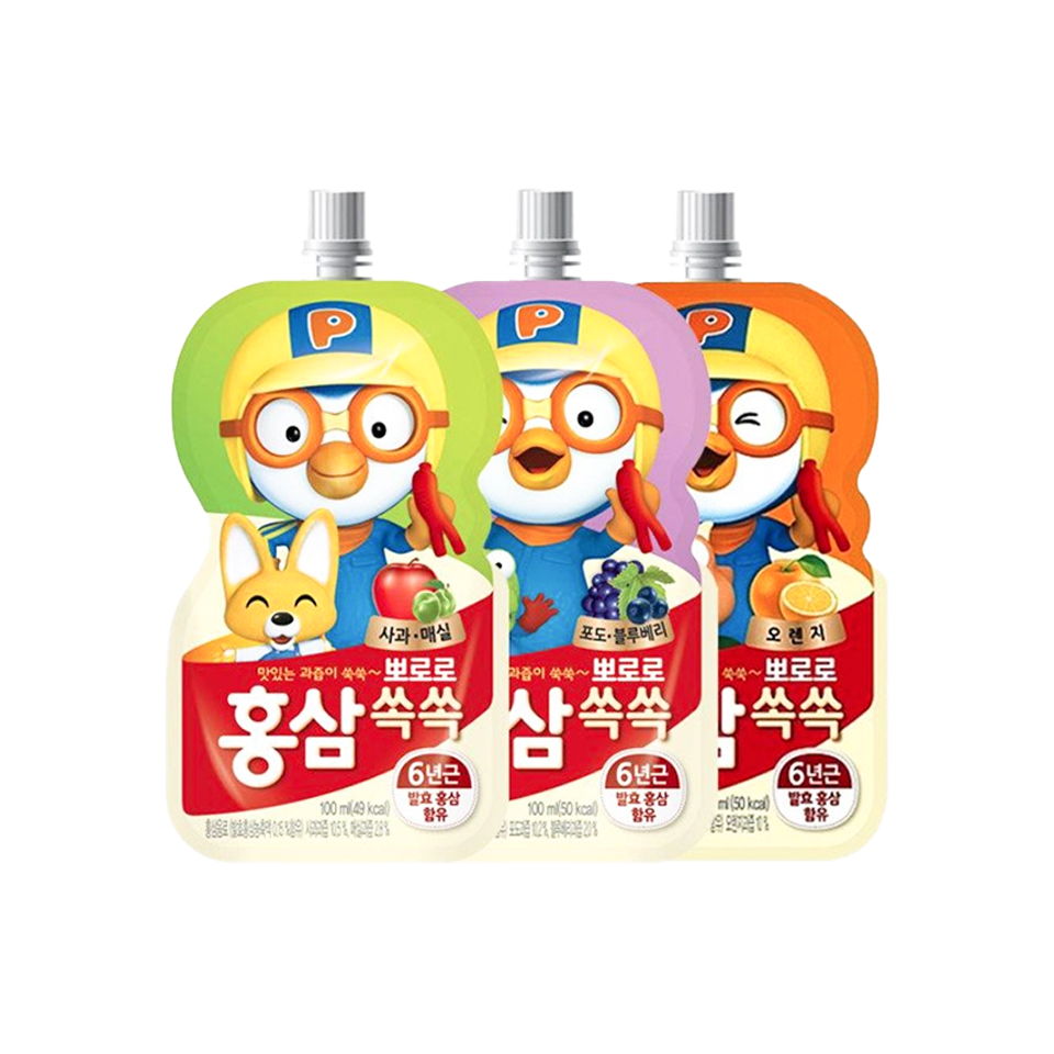 Nước Pororo túi 100ml