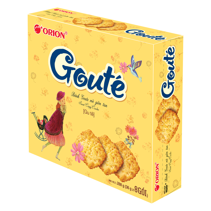 Bánh Goute mè giòn tan (8Px36g) 288g (8H/T)
