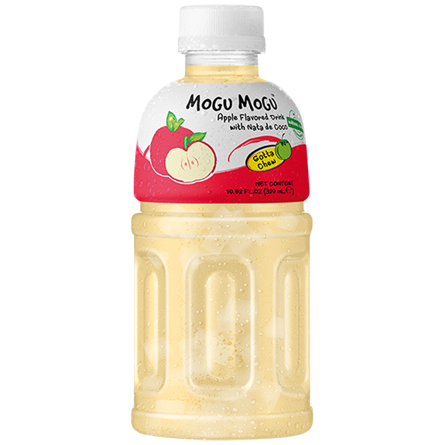 Mogu mogu vị táo chai 350ml