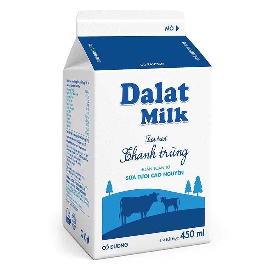 sữa thanh trùng DLM hộp 450ml