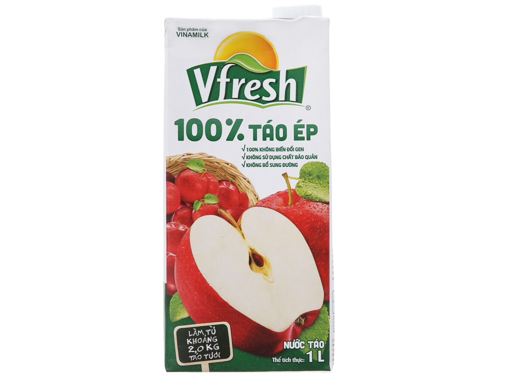 Nước Táo ép hộp 1Lits