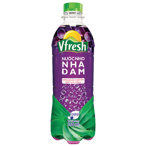 Nước nho nha đam chai 350ml