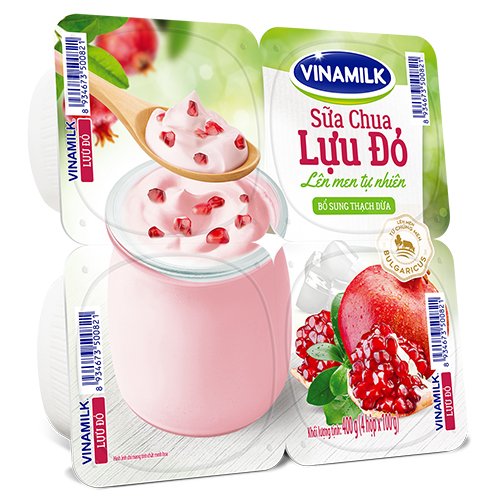 sữa chua lựu đỏ hộp 80g