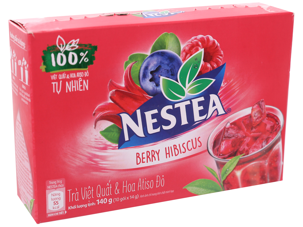 NESTEA trà Berry hibiscus Hộp 20 gói