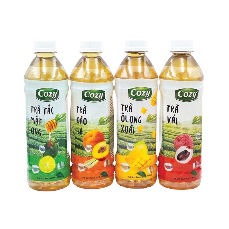 Trà Olong vị Xoài Cozy chai 455ml (24C/T)