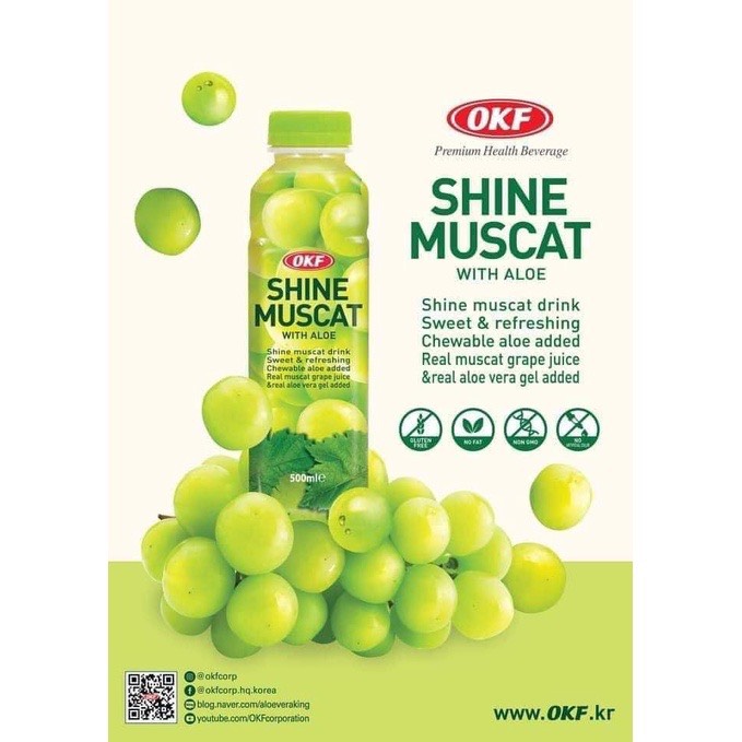 Nước nha đam Dr.aloe chai 500ml