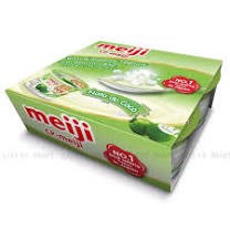 Sữa chua với thạch dừa Meiji 90g lốc 4 hộp