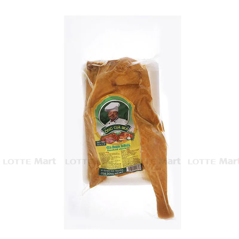 Gà hun khói gói 450g ika