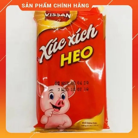 Xúc xích heo vissan gói 160g (25G/T)